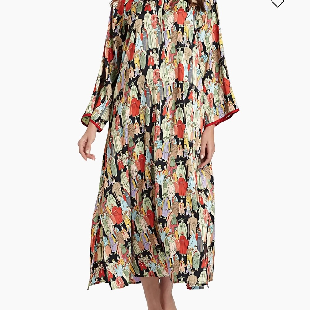 Natori Multicolor Long Sleeve dress/robe - Picture 3 of 5